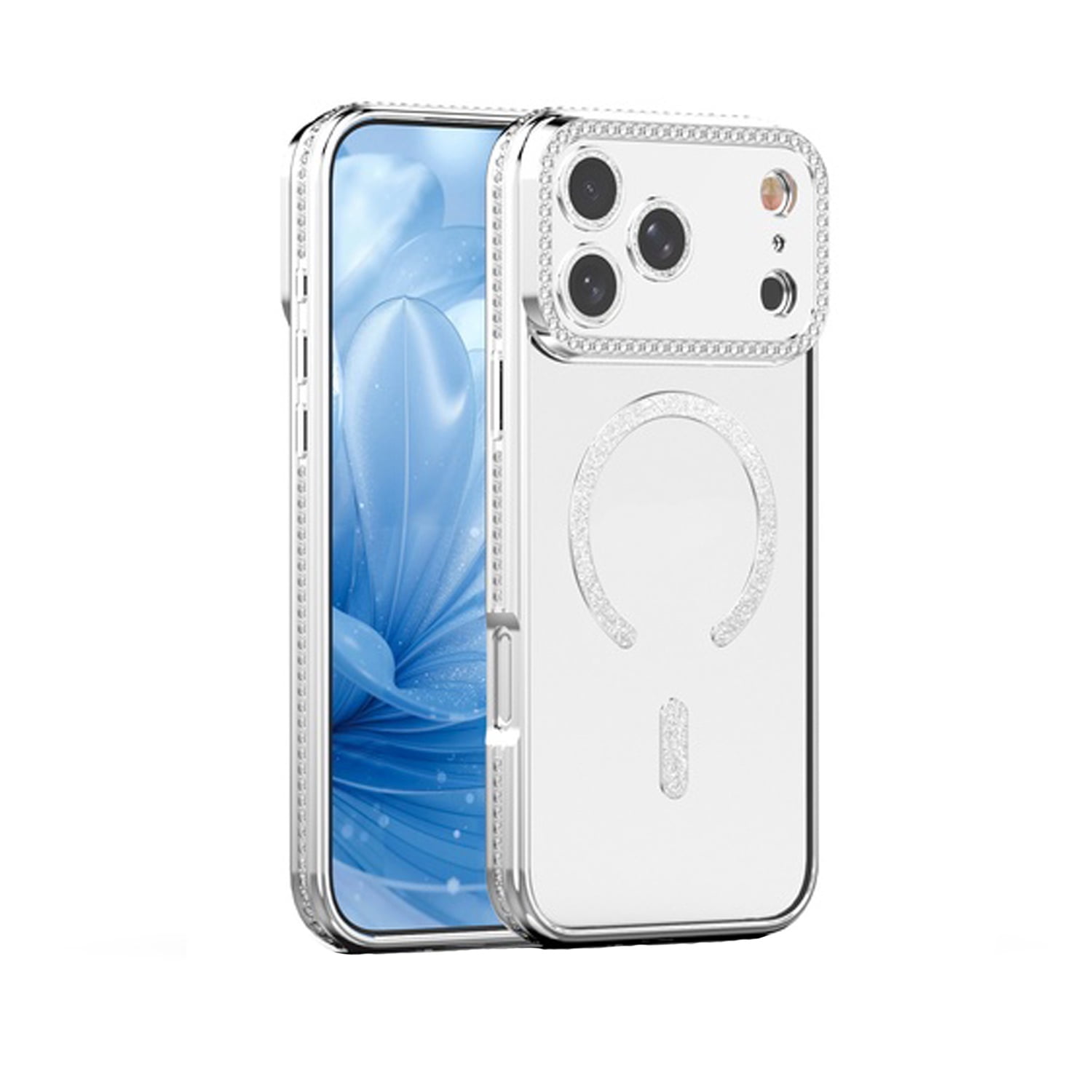 Magsafe Jewel Case for the iPhone 17 Pro Max - Silver