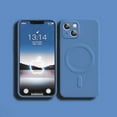 thumbnail image 1 of Magsafe Magnetic Wireless Charging Soft Liquid Silicone Phone Case For IPhone 16 Pro Max 14 13 12 11 15 Pro Max Mini Back Cover, 1 of 10