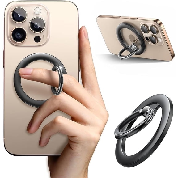 for Magsafe Phone Grip Holder, 360 Rotation Magnetic Phone Ring Holder Grip, Magnetic Ring for Phone Case Stand Cell Phone Grip Holder for iPhone 16 Pro Max 16 15 14 13 12 Pro Max Plus Samsung