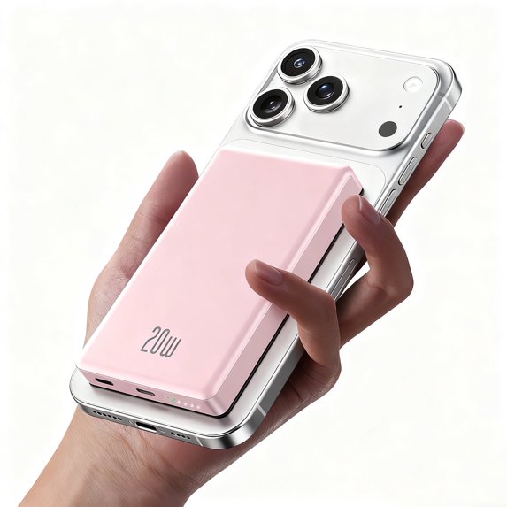 Magsafe Portable Charger, Magnetic Power Bank for iPhone , Ultra Slim 10000mAh Magnetic Wireless Portable Charger, 20W PD Fast Charging Compatible with iPhone 17/16/15/14/13 Pro Max Pro Plus
