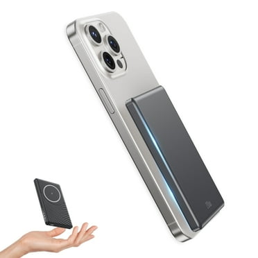 Magsafe Portable Charger, Ultra Slim 5000mAh Magnetic Wireless Portable Charger, Compatible with iPhone 16/15/14/13/12 Pro Max Pro Plus, with Type-C Cable 20W PD Fast Charging