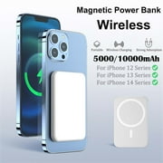 for Magsafe Portable Charger Wireless Power Bank, Small 5000mAh 20W PD Magnetic Power Bank, USB C in&Out Battery Pack Phone Charger, for iPhone 15/15 Plus/15 Pro/15 Pro Max, iPhone 14/13/12 Series