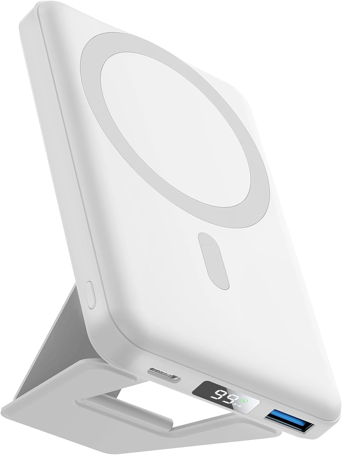 for Magsafe Power Bank 10000mAh Foldable Wireless Portable Charger with LED Display 3 in 1 Magnetic Battery Pack 22.5W Fast Charging iPhone 17/16/15/14/13/12 Pro/Pro Max/Plus/Mini