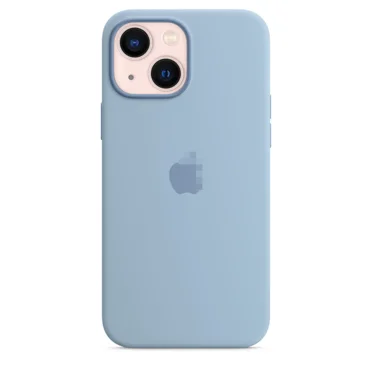 Magsafe Silicone Case for iphone 13 Silicone Case with Magsafe Phone Protective Back Cover,6.1 in-Blue Fog
