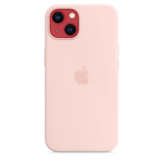 Magsafe Silicone Case for iphone 13 Silicone Case with Magsafe Phone Protective Back Cover,6.1 in-Chalk Pink