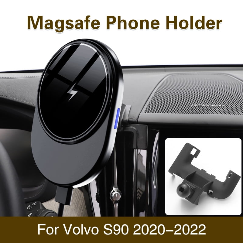 Magsafe car holder for volvo xc60 xc40 xc90 s60 v60 s90 wireless