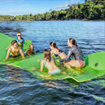 thumbnail image 1 of Magshion 18'x6' Water Floating Mat Foam Pad, Bouncy Tear-Resistant XPE Foam, Roll-Up Floating River Raft for Pool Ocean Outdoor Water Activities, Green, 1 of 8