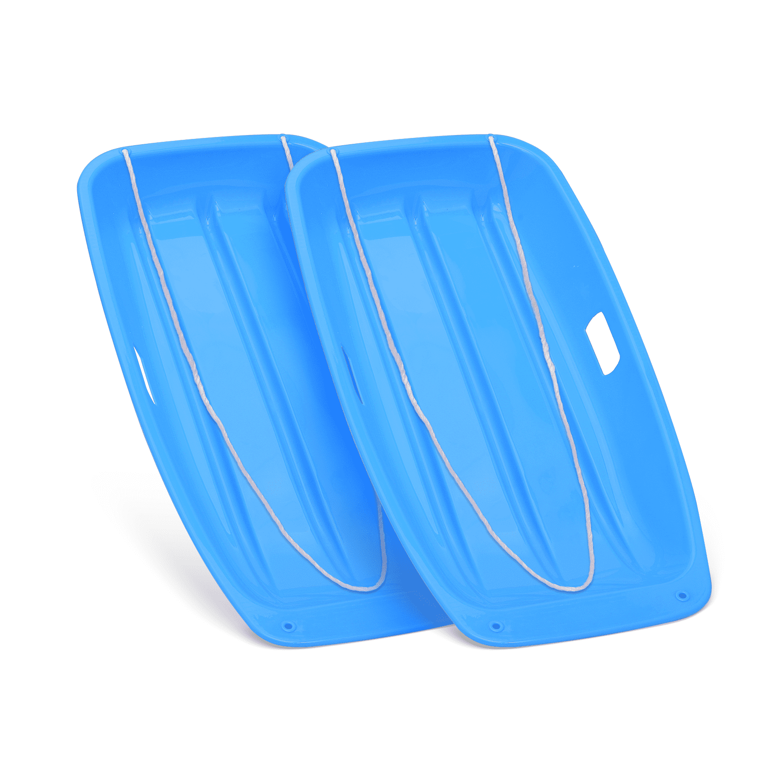 Magshion 2 Pack Plastic Snow Sled for Kids and Adult, 35" Outdoor