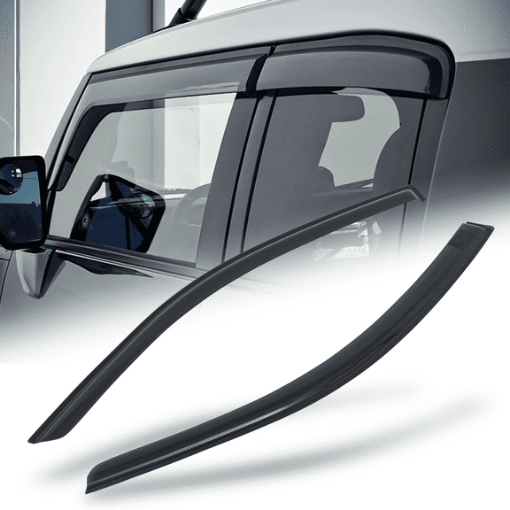 Magshion 2 Pieces Smoke Window Visor Shade Vent Wind Rain Deflector for 2013-2015 Honda Accord Coupe