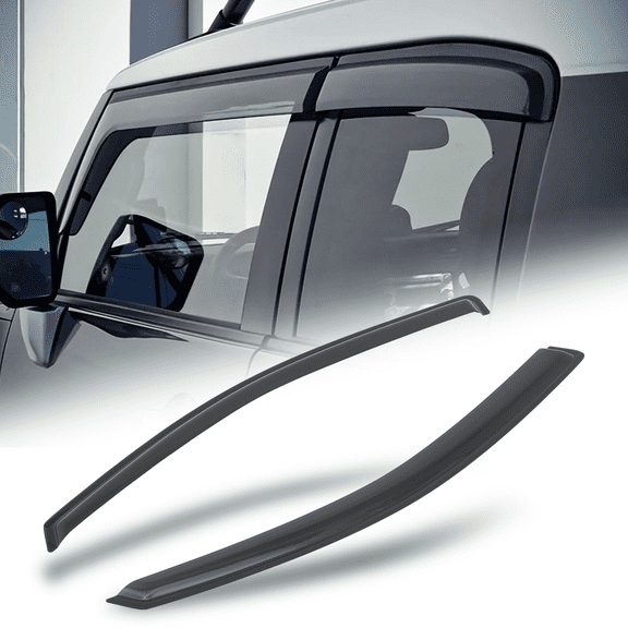 Magshion 2 Pieces Window Visor Shade Vent Rain Deflector for 04-12 Nissan Titan King Cab