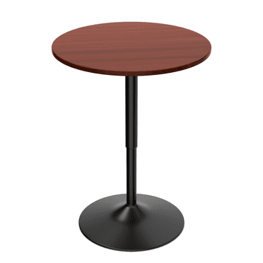Magshion Adjustable Round Pub Table, Red