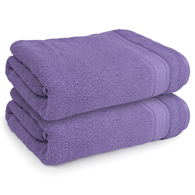 Magshion 2Pcs Premium Cotton Oversized Bath Sheet Towels Set, 35x70