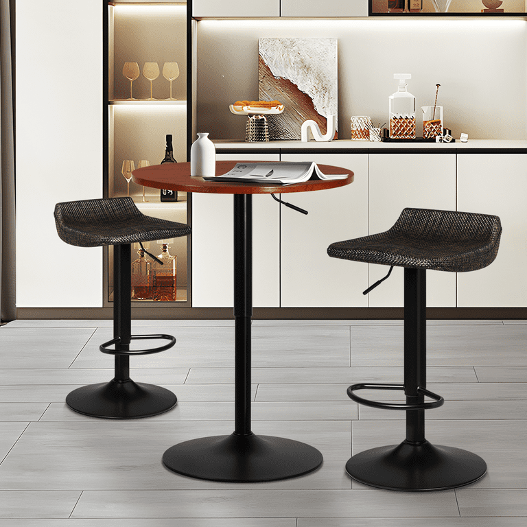 Magshion Pieces Bar Table and Chair Set, Round Pub Table