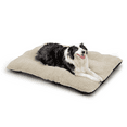 thumbnail image 1 of Magshion 34.5" Rectangle Cotton Pet Bed Washable for Medium Large Dogs, Anti-Slip PVC Dotted Bottom, Beige, 1 of 10