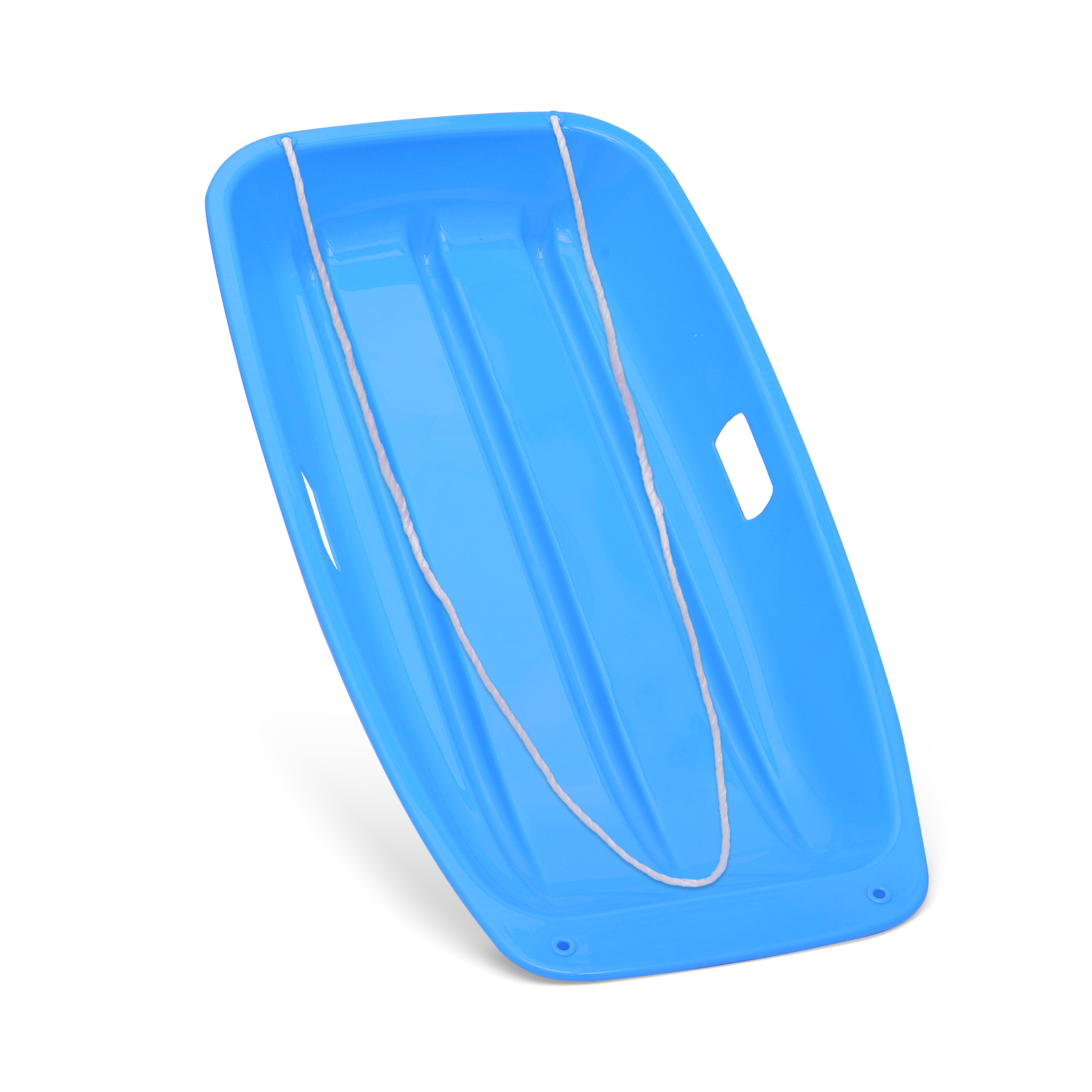 Magshion 35 inch Plastic Snow Sled for Kids and Adult, Winter Toboggan