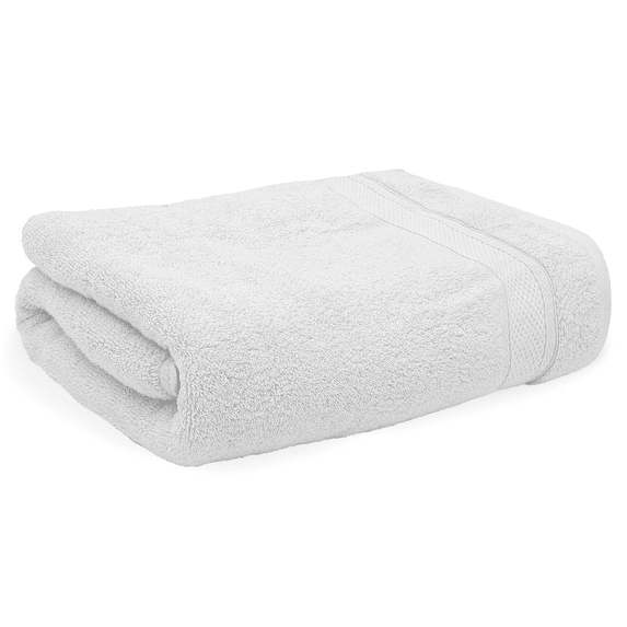 Magshion 35x70 inches Oversized Bath Sheet, 100% Cotton Extra Large Bath Towel for Bathroom, Super Soft and High Absorbent Luxury Towel, White