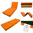 thumbnail image 1 of Magshion 4 Inch Memory Foam Tri-fold Mattresses Floor Bed Single Size (27''W) Orange, 1 of 3