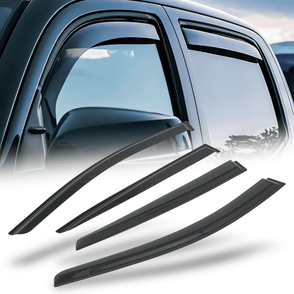 Magshion 4 Pcs Smoke Window Visor Shade Tape-On Vent Wind Rain Deflector for 2017 2018 2019 2020 2021 2022 Kia Sportage