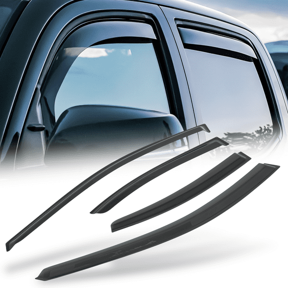 Magshion 4 Pieces Smoke Window Visor Shade Vent Wind Rain Deflector Sun Guard for 15-21 Subaru WRX; 15-21 Subaru WRX STI