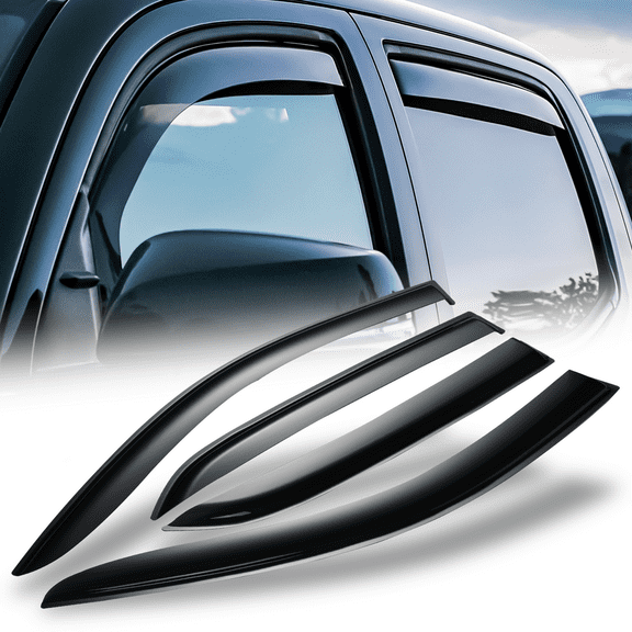 Magshion 4 Pieces Window Visor Deflector Sun Rain Guard Smoke Tinted for 2018 2019 2020 2021 2022 2023 Chevy Equinox