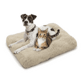 thumbnail image 1 of Magshion 40.5" Rectangle Pet Bed Washable for Puppy and Kitten with Slip-Resistant Bottom, Beige, 1 of 10