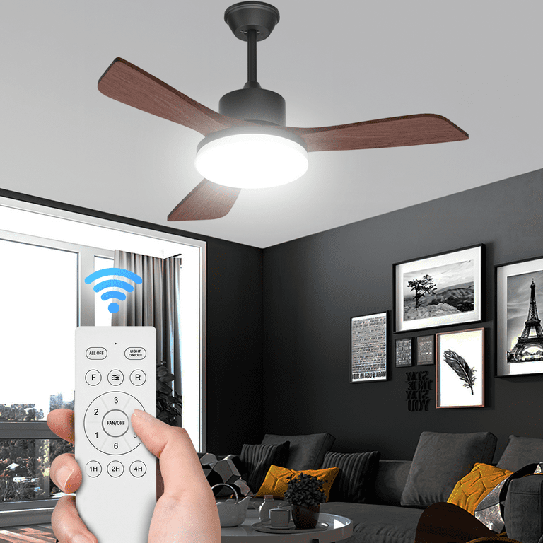 Magshion 42 Wooden Ceiling Fan With