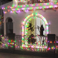 thumbnail image 1 of Magshion 43Ft Reusable Multicolor Fairy Lights for Christmas with Timer, 100 Bulbs, Charging Power, Waterproof for Outdoor & Indoor, 8 Mode Controller, 1 of 10