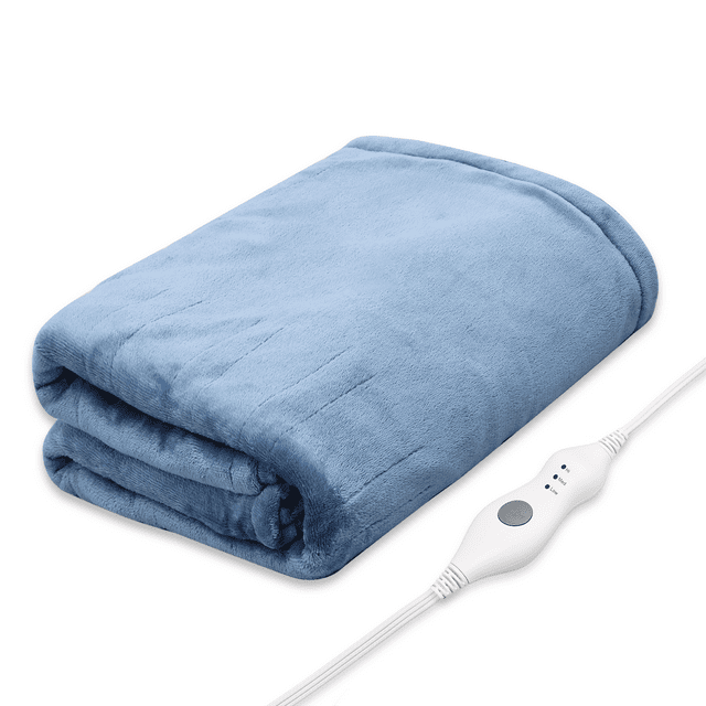 Magshion 45" x 60" Electric Blanket Flannel Heated Throw Blanket with 3