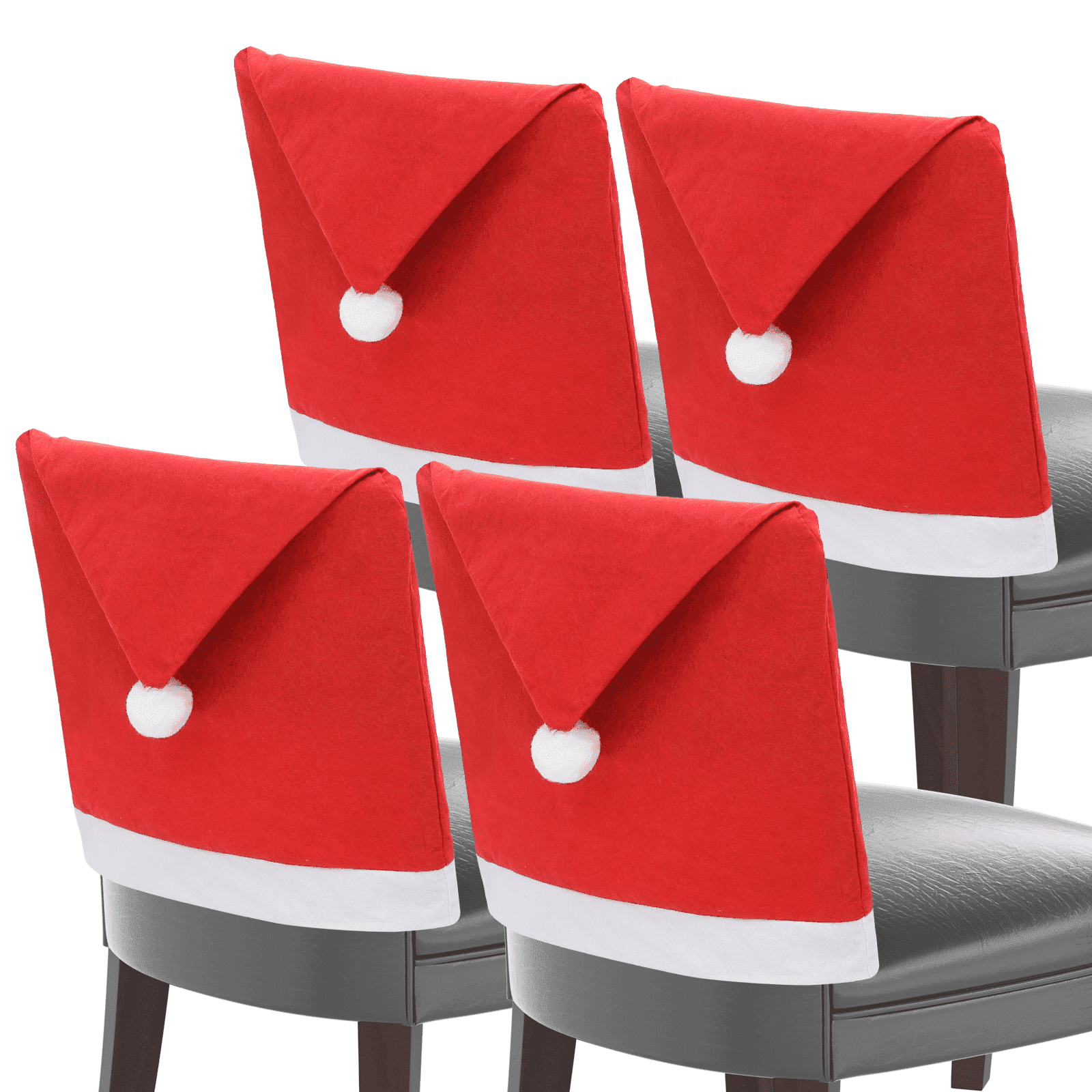 Santa Hat Chair Covers