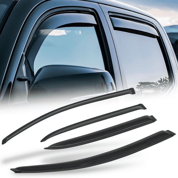 Magshion 4Pcs Smoke Window Visor Shade Vent Wind Rain Deflector Guard for 2005-2009 Chevy Equinox; 2006-2009 Pontiac Torrent