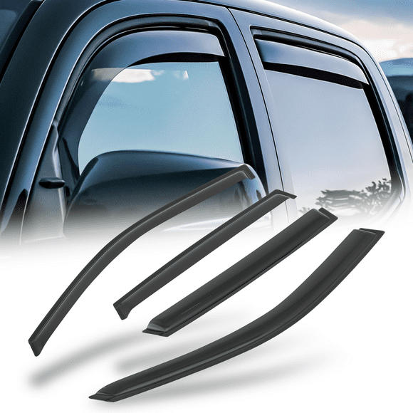 Magshion 4Pcs Tape-On Window Visor Shade Smoke Vent Wind Rain Deflector for 2005 2006 2007 Chevy Malibu Maxx