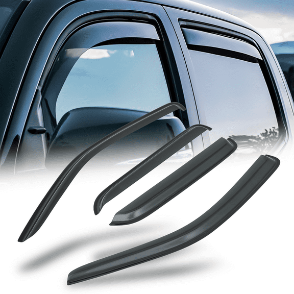 Magshion 4Pcs Tape-On Window Visor Shade Somke Vent Wind Rain Deflector for 2001-2012 Ford Escape