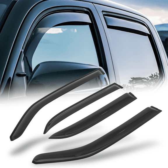 Magshion 4Pcs Tape-On Window Visor Shade Vent Sun Rain Deflector Guard for 2005-2008 Dodge Magnum; 2005-2010 Chrysler 300