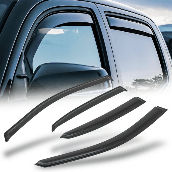 Magshion 4Pcs Tape-on Window Visor Sun Guard Vent Wind Deflector for 2010 2011 2012 2013 2014 2015 Lexus RX350; 10-15 Lexus RX450H