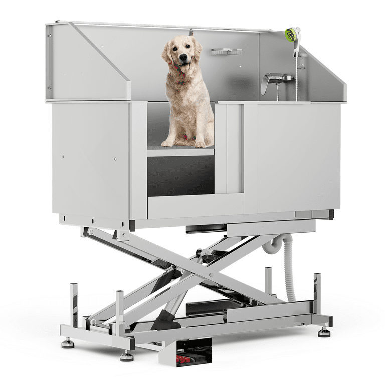 Dog grooming outlet bath tub