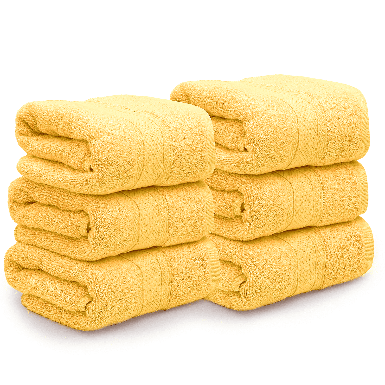 Magshion 6 Pack Hand Towel Set, 100 Cotton Extra Soft Hand Towels