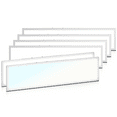 thumbnail image 1 of Magshion 6 Piece 1x4 LED Flat Panel Recessed Light, 3 Color Selectable 3000K/4000K/5000K-4000LM Dimmable Drop Ceiling Light, 110LM/W, 1 of 11