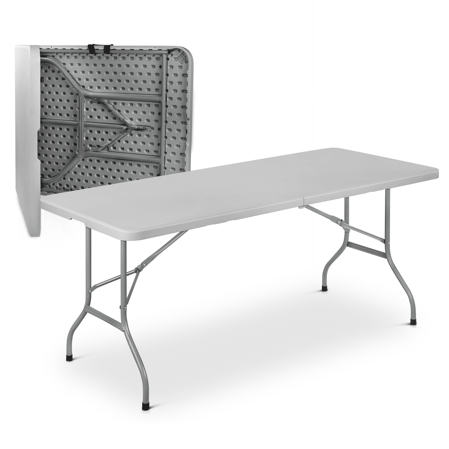 Magshion 8Ft Foldable Heavy Duty Table, Indoor Outdoor Portable