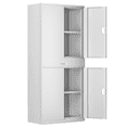 thumbnail image 1 of Magshion 71" Metal Garage Storage Cabinet with Locking Doors & Drawer, Adjustable Shelves for Home, Office, White, 1 of 1