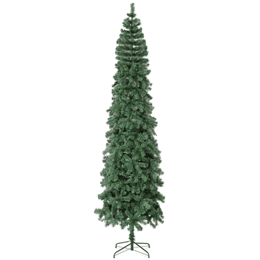 Magshion 9 Ft Pencil Christmas Tree, 1036 PVC Branches Artificial Slim Xmas Tree for Home, Office, Christmas Party, Green