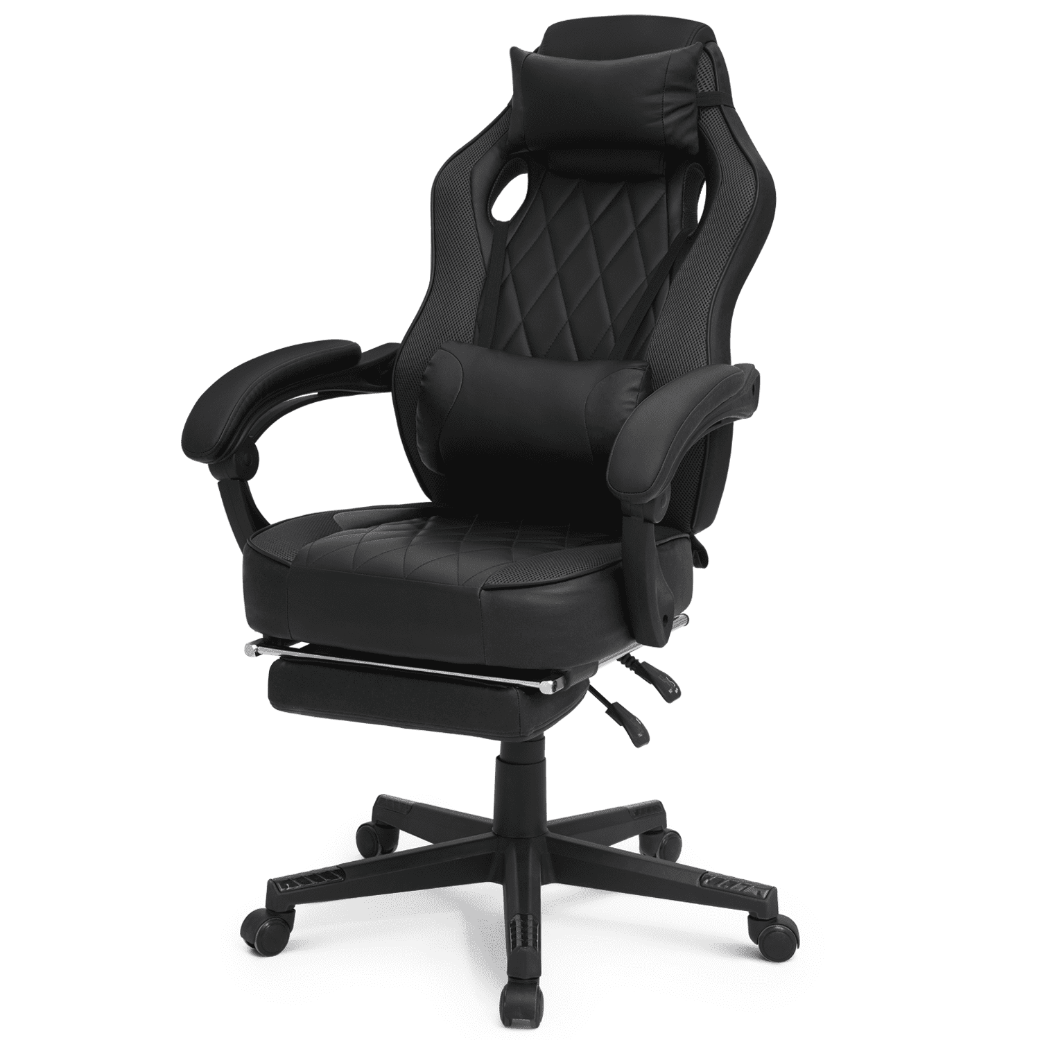Magshion Adjustable Swivel Gaming Chair, High Back PC Computer Seat with Headrest and Lumbar