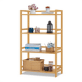 thumbnail image 1 of Magshion Bamboo 4 Tiers Bookshelf, Books Toys Display Organizer Rack, Natural, for Living Room, 1 of 9
