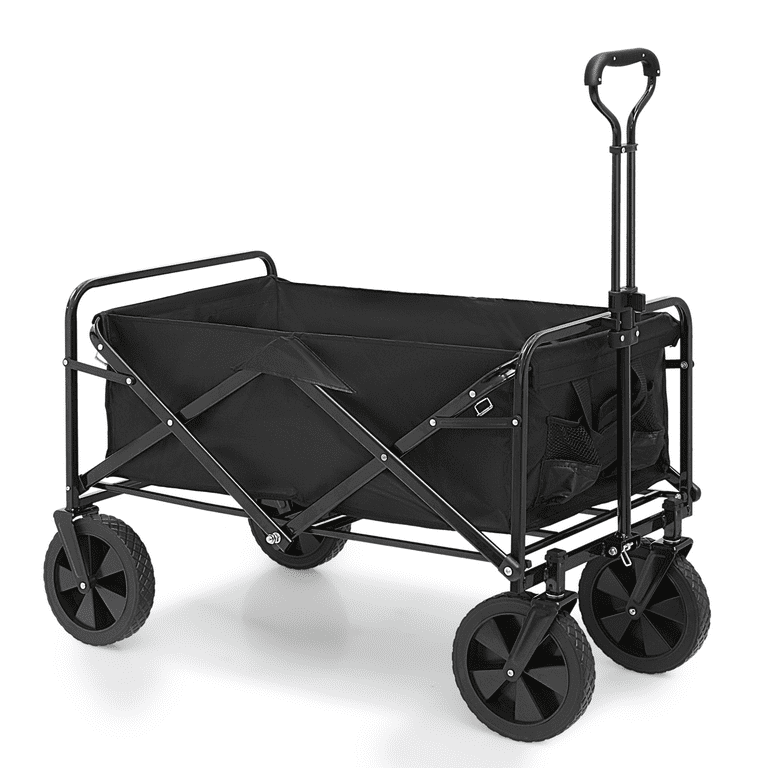 Magshion Heavy Duty Folding Wagon with Drink Holders, All