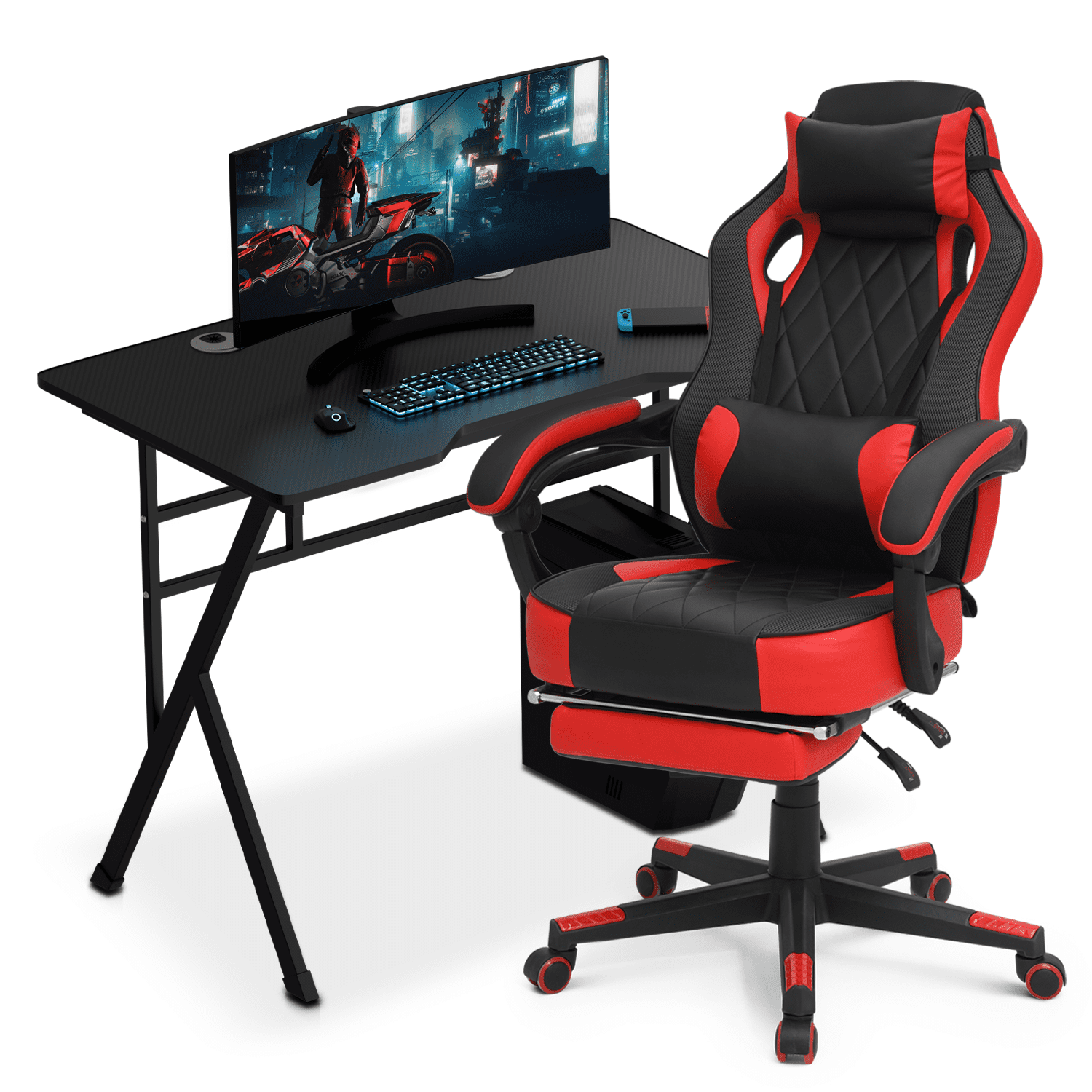 Computer table online with footrest