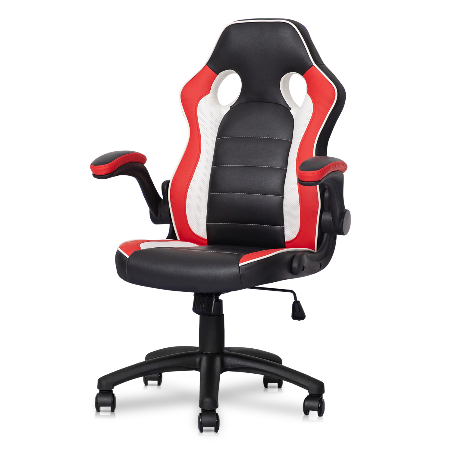 Magshion Computer PC Gaming Desk Chair, Swivel HighBack Seat with Adjustable Handrail, Black