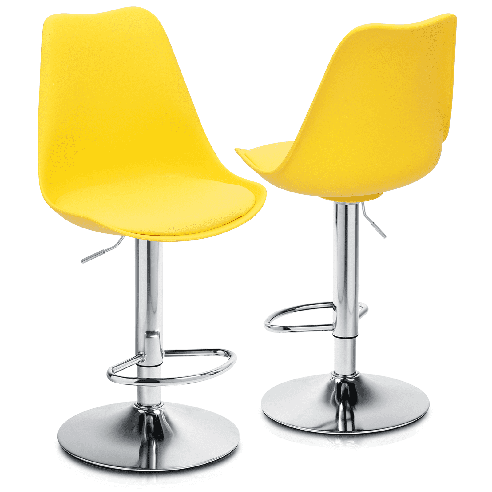 Magshion Counter Height Bar Stools Set of 2 Adjustable Bar Chairs
