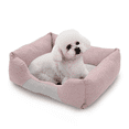 thumbnail image 1 of Magshion Cuddler Dog Bed Small Medium for Puppy and Kitten, Soft Pink, 20", 1 of 11