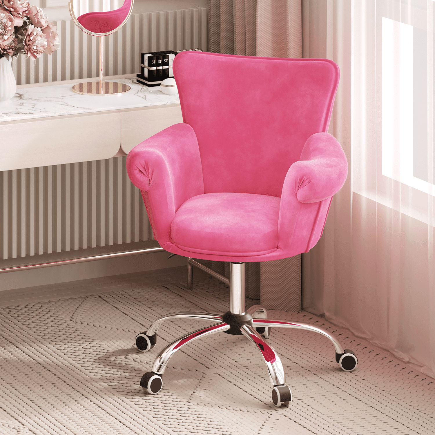 Magshion Deluxe Microfiber Office Desk Chair Bar stool Beauty Nail