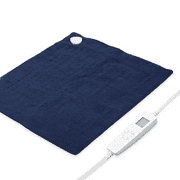 Magshion Electric Heating Pad, 20" x 24" Soft Heating Pad for Back with 6 Heating Levels, 30/60/90 Min Auto Shut Off Washable Heating Pad, Navy Blue