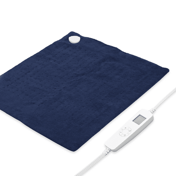 Magshion Electric Heating Pad, 20" x 24" Soft Heating Pad for Back with 6 Heating Levels, 30/60/90 Min Auto Shut Off Washable Heating Pad, Navy Blue